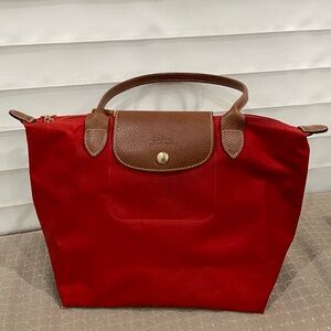 Longchamp Le Pliage Medium Tote with Long Handle